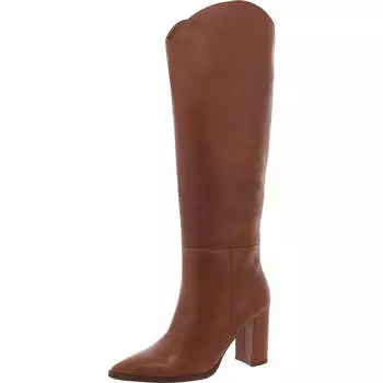 Женские высокие сапоги Bixby с острым носком до колена Steve Madden, цвет cognac leather