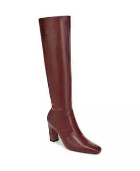 Женские высокие сапоги Bowman Wide Calf с квадратным носком Franco Sarto, красный