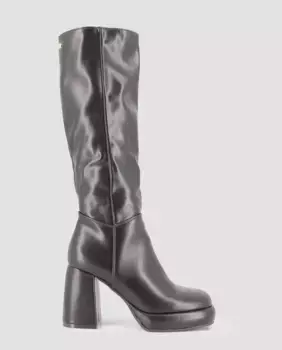 Женские высокие сапоги черного цвета Blogger, черный