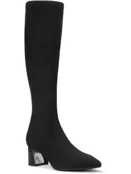 Женские высокие сапоги до колена Souma из искусственной замши Donald J. Pliner, цвет Black Stretch Suede