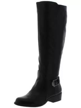Женские высокие сапоги из искусственной кожи Kallumm Alfani, черный