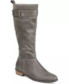 Женские высокие сапоги Lelanni до середины икры Journee Collection, серый