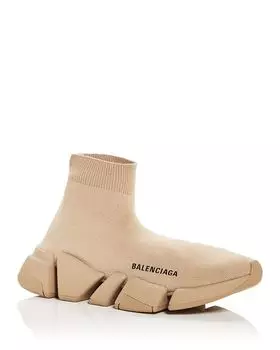 Женские высокие вязаные кроссовки Speed 2.0 Sock Balenciaga