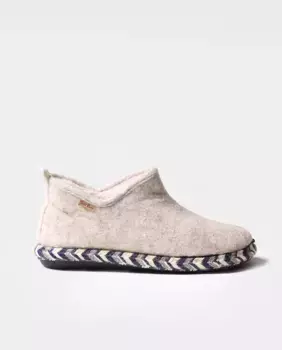 Женские закрытые тапочки из фетра однотонные Toni Pons, цвет Crudo