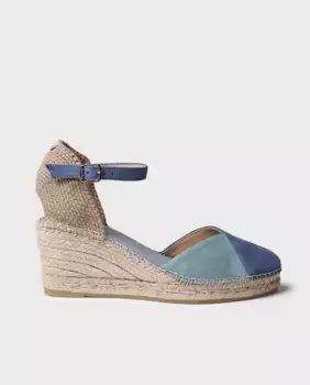 Женские замшевые эспадрильи на танкетке Toni Pons, синий