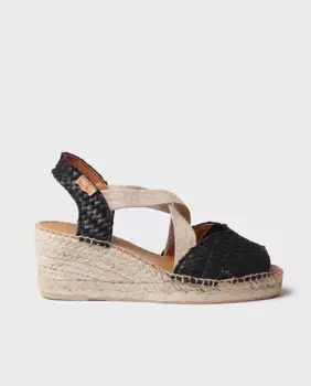 Женские замшевые эспадрильи на танкетке Toni Pons, черный