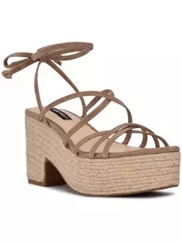 Женские замшевые эспадрильи Riplee Slip On Nine West, цвет light natural