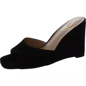 Женские замшевые босоножки Merrick на танкетке Sam Edelman, черный