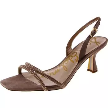 Женские замшевые босоножки Ronan с декором на вечер Sam Edelman, цвет soft beige suede