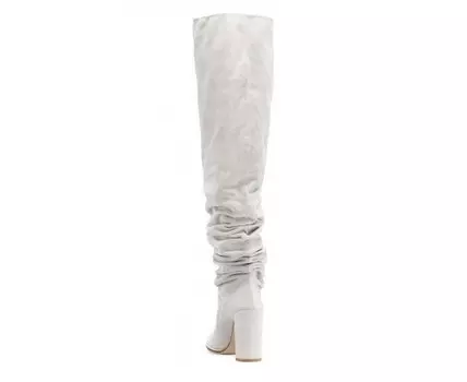 Женские замшевые ботфорты Stuart Weitzman Histyle Perla, цвет Light Gray