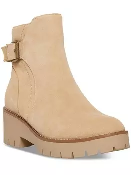 Женские замшевые ботильоны Desiree на молнии Aqua College, цвет Sand Suede