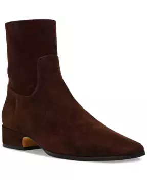 Женские замшевые ботильоны Dusty на квадратном каблуке Steve Madden, коричневый