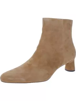 Женские замшевые ботильоны Hilda на каблуке Vince, цвет Light Fawn Suede