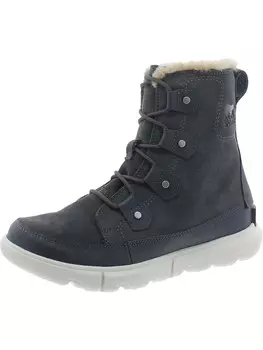 Женские замшевые ботильоны из искусственного меха Sorel, цвет Grill/Fawn