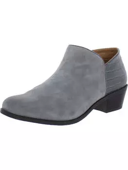 Женские замшевые ботильоны Marissa с тиснением Vionic, цвет charcoal