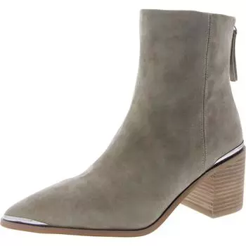 Женские замшевые ботильоны на блочном каблуке Amber Steve Madden, цвет sand suede