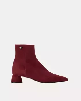 Женские замшевые ботильоны на каблуке Farrutx, пурпурный