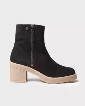 Женские замшевые ботильоны на молнии Toni Pons, черный