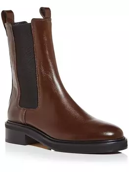 Женские замшевые ботильоны Neil без застежек Aeyde, цвет Moka