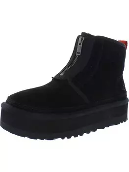 Женские замшевые ботильоны Neumel на подкладке из искусственного меха UGG, черный