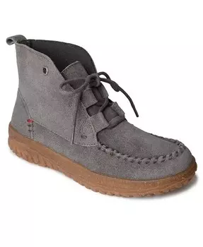 Женские замшевые ботильоны Tealey на шнуровке Minnetonka, серый