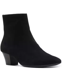 Женские замшевые ботильоны Teresa с острым носком Clarks, цвет Black Suede