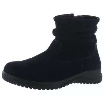 Женские замшевые ботинки Boston Souch с боковой молнией Wanderlust, темно-синий