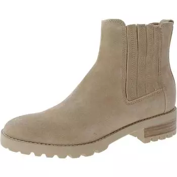 Женские замшевые ботинки челси Fraya H2O с люверсами Dolce Vita, серо-коричневый