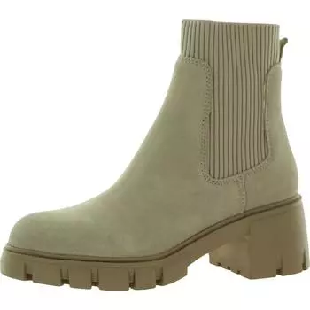 Женские замшевые ботинки челси Hutch с рифленой подошвой Steve Madden, цвет sand suede