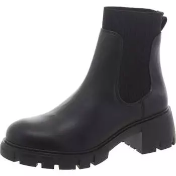Женские замшевые ботинки челси Hutch с рифленой подошвой Steve Madden, черный