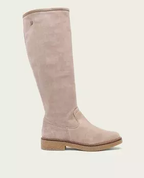 Женские замшевые ботинки на плоской подошве Porronet, бежевый