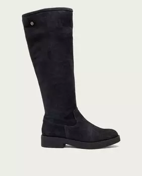 Женские замшевые ботинки на плоской подошве Porronet, темно-серый