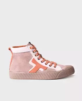 Женские замшевые кеды на шнуровке Toni Pons, коричневый