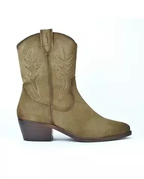 Женские замшевые ковбойские сапоги на молнии Bonaventure