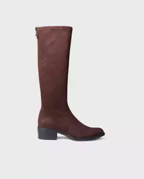 Женские замшевые кожаные ботинки на нескользящей подошве Toni Pons, коричневый