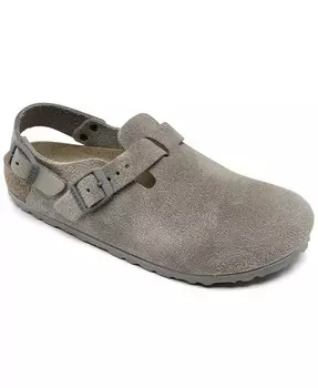 Женские замшевые кожаные сабо Tokio от Finish Line Birkenstock, серый