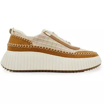 Женские замшевые кроссовки Dolen для повседневной носки и моды Dolce Vita, цвет brown multi woven