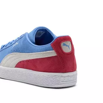Женские замшевые кроссовки PUMA Classic XXI NYC, цвет Blue Skies/White/Club Red