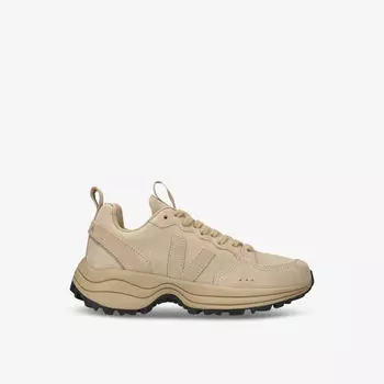 Женские замшевые кроссовки venturi средней высоты с вышитым логотипом Veja, коричневый