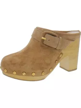 Женские замшевые сабо без шнуровки Dacey Veronica Beard, цвет Pecan Suede