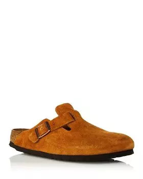 Женские замшевые сабо Boston Birkenstock