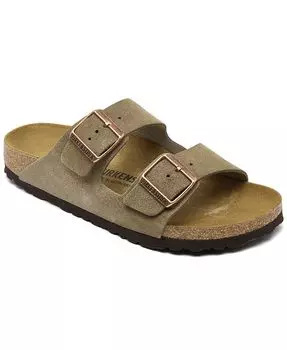 Женские замшевые сандалии Arizona от Finish Line Birkenstock, тан/бежевый