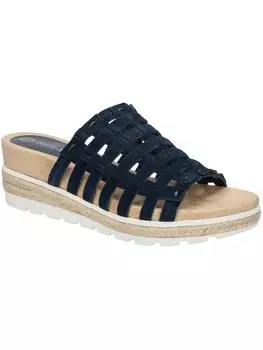 Женские замшевые сандалии-эспадрильи Oaklynn на платформе Bella Vita, цвет navy suede leather