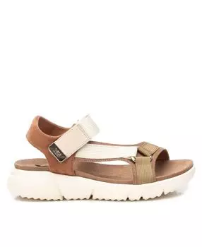 Женские замшевые сандалии Brown XTI, коричневый