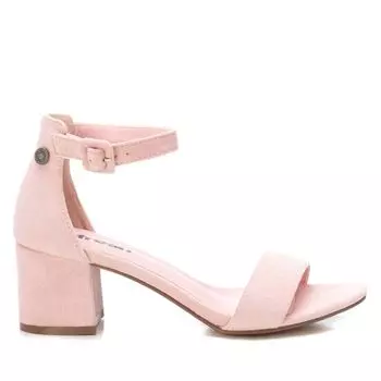 Женские замшевые сандалии на блочном каблуке GO By XTI, цвет nude