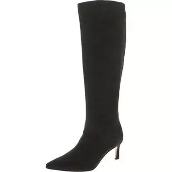 Женские замшевые сапоги Falencia с острым носком до колена 27 Edit, зеленый