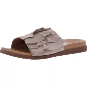 Женские замшевые шлепанцы Roni Flat Vionic, цвет nude