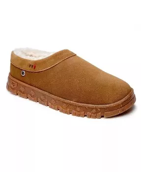 Женские замшевые тапочки Neva Clog Minnetonka, бежевый