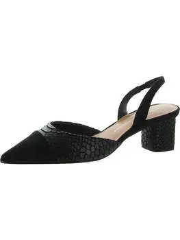 Женские замшевые туфли Cabella на каблуке-рюмочке с острым носком CHINESE LAUNDRY, черный