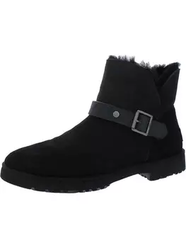 Женские замшевые зимние дубленки Romely UGG, черный